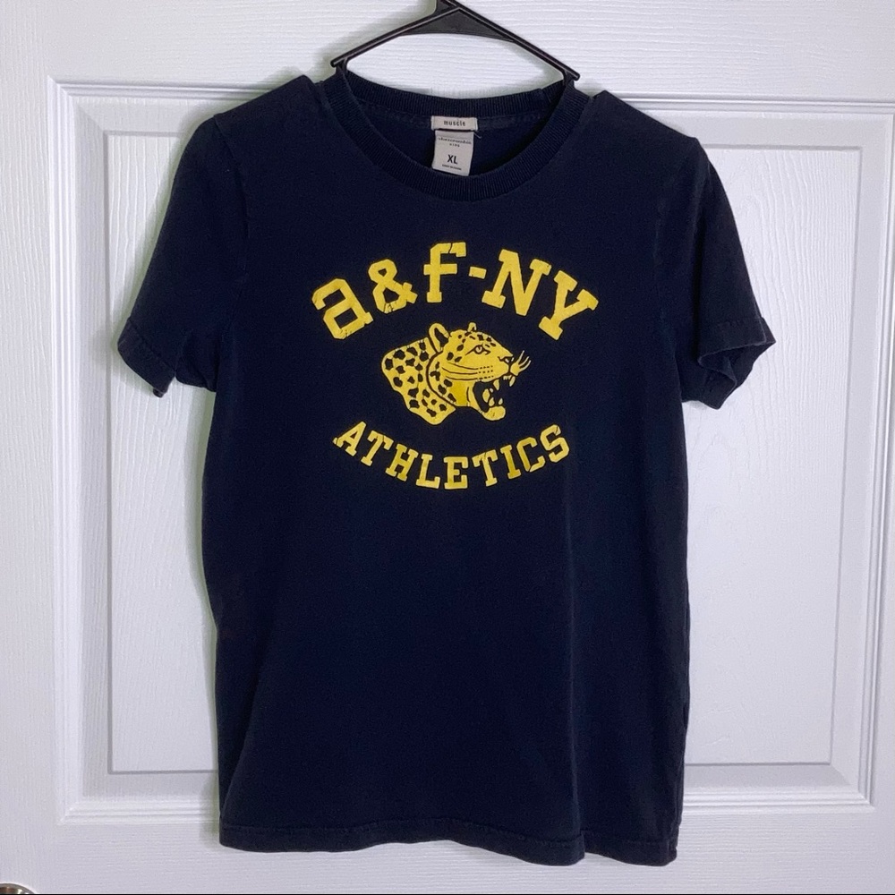 🏖3/$18 Abercrombie Kids Navy Muscle Tee T-shirt xl